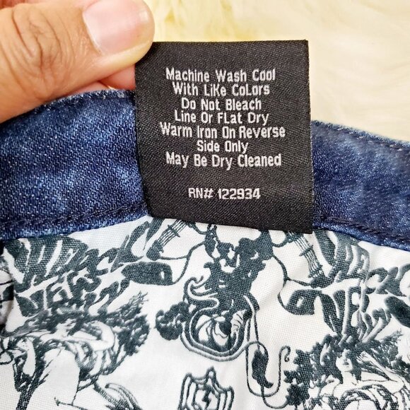 Rerock Blue Denim Jean Mini Casual Skirt SALE - Picture 9 of 9